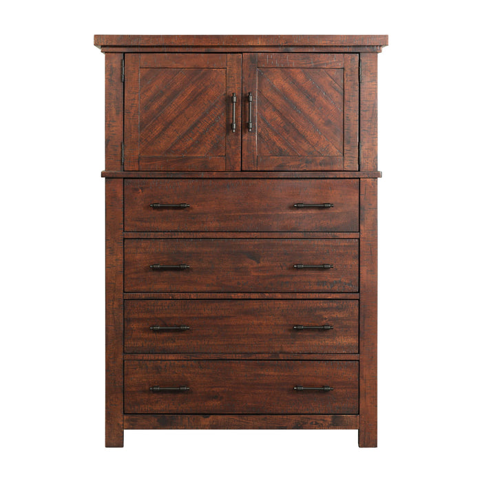 Jax - Chest - Walnut - Stylish Home Furniture
