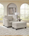 Willarae - 2 Pc. - Chair And A Half, Ottoman - Taupe - Stylish Home Furniture