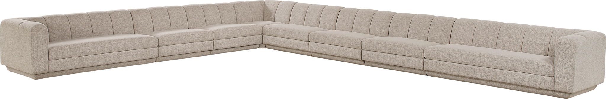 Modari - Sectional - Beige - Stylish Home Furniture