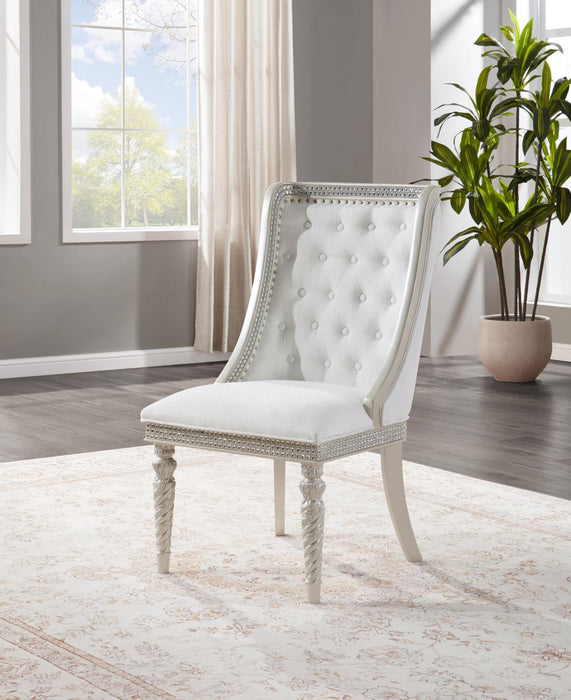 D033 - Arm Chair (Set of 2) - Silver