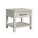 Avalanche - End Table With USB - Antique White - Stylish Home Furniture