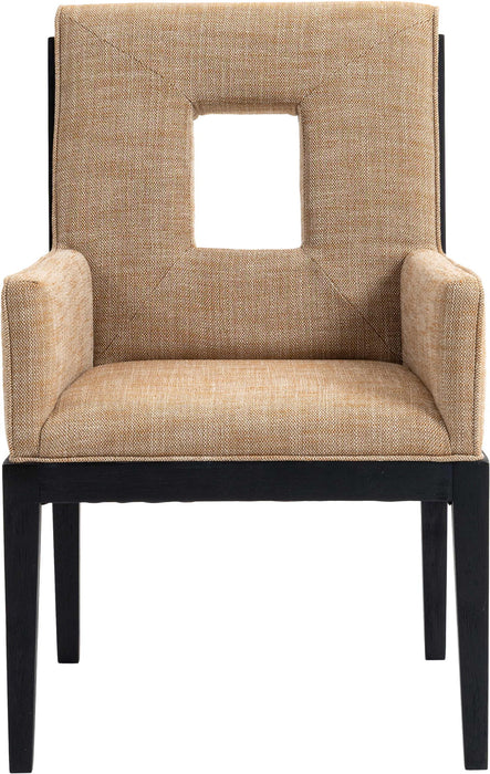 Gwendolyn - Dining Arm Chair With Black Frame