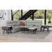 Lanette - End Table With White Marble Top - Black - Stylish Home Furniture
