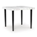 Mervannie - Square Dining Room Counter Table - Gray / Black - Stylish Home Furniture