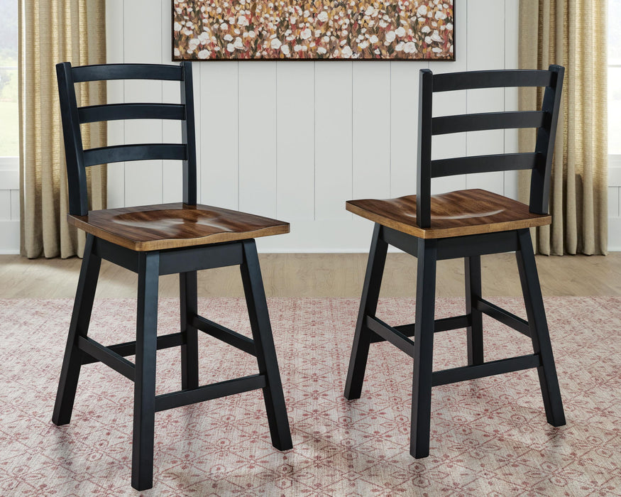 Wildenauer - Swivel Stool (Set of 2) - Stylish Home Furniture