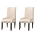 Stone - Parson Chair (Set of 2) - Smokey Dark Ash - Stylish Home Furniture