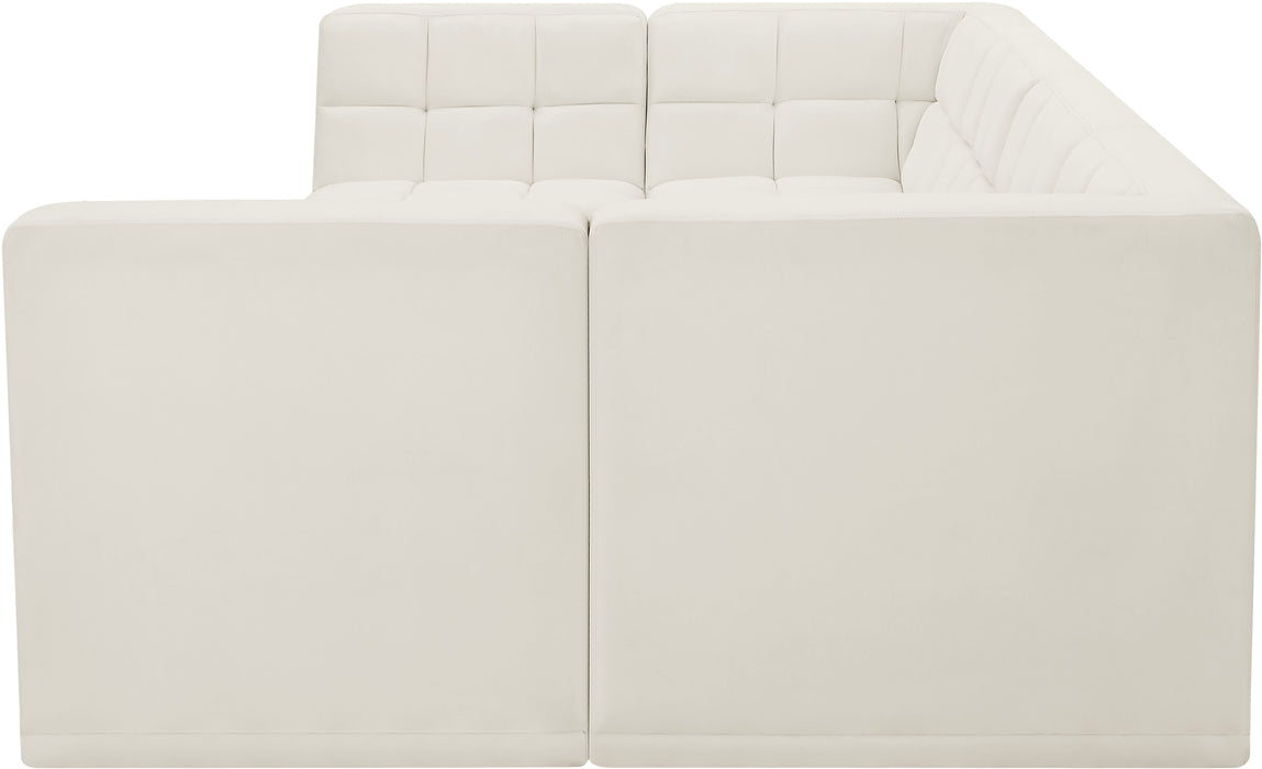 Relax - Modular Sectional 6 Piece - Cream