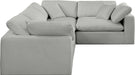 Comfy - 4 Piece Linen Fabric Modular Sectional - Stylish Home Furniture