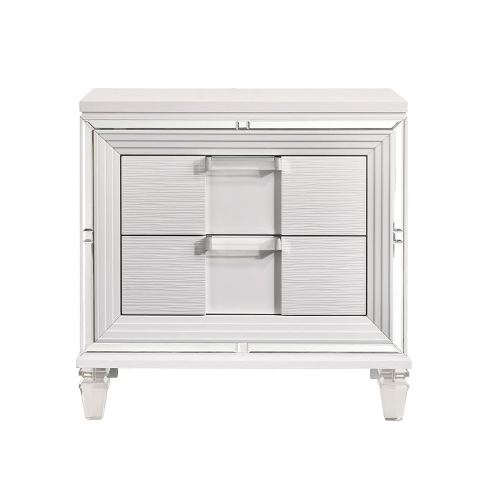 Twenty Nine - Nightstand With USB - White - Stylish Home Furniture