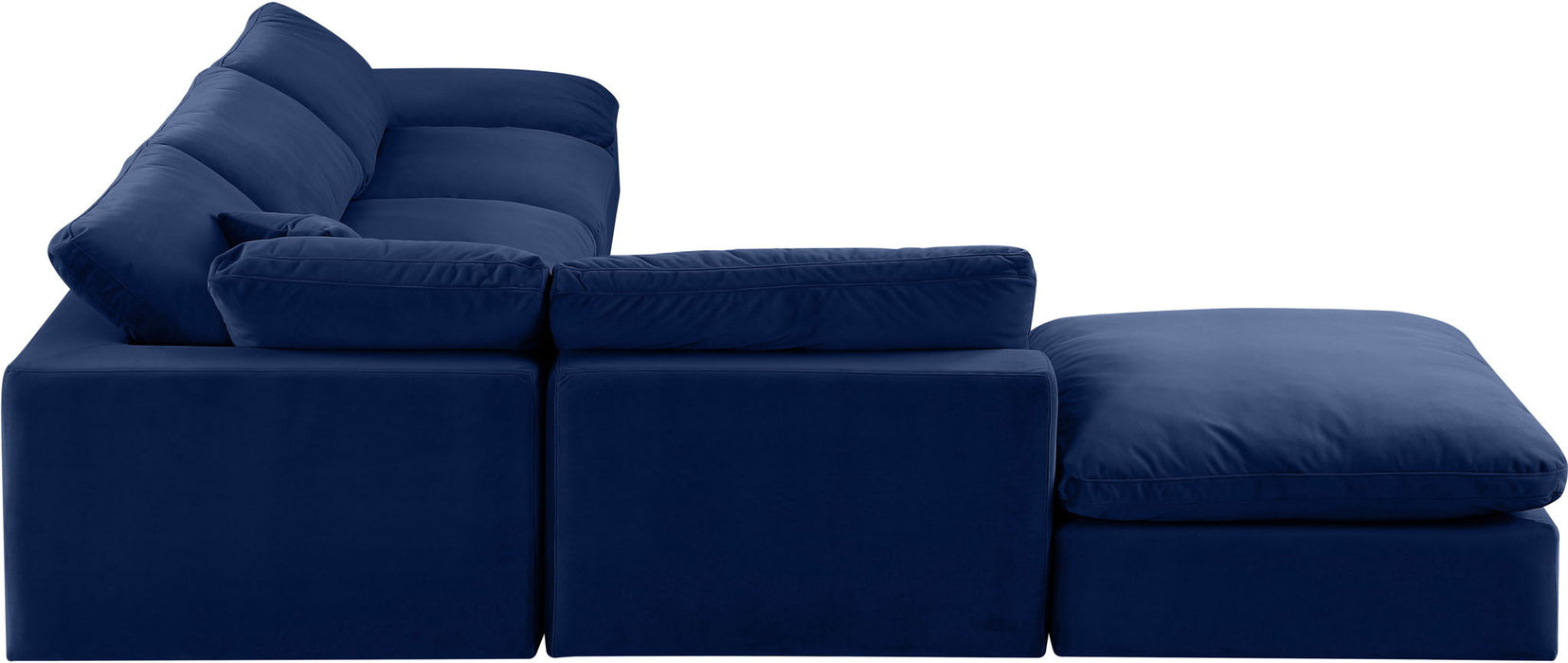 Comfy - 6 Piece Velvet Modular Sectional