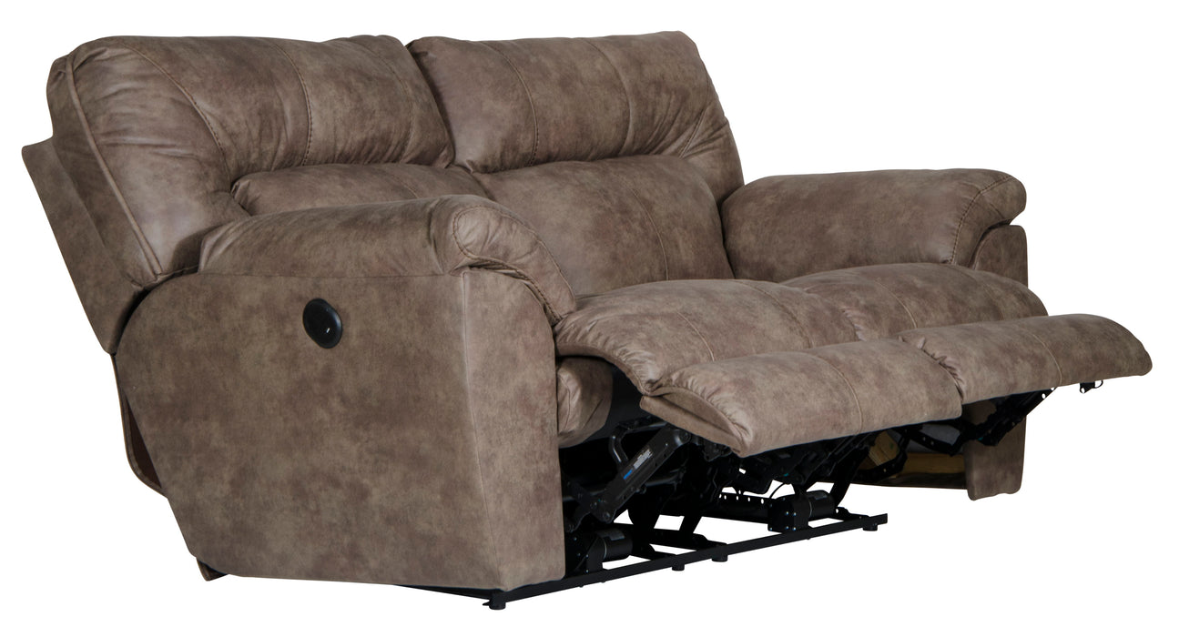 Hollins - Power Reclining Loveseat - Coffee