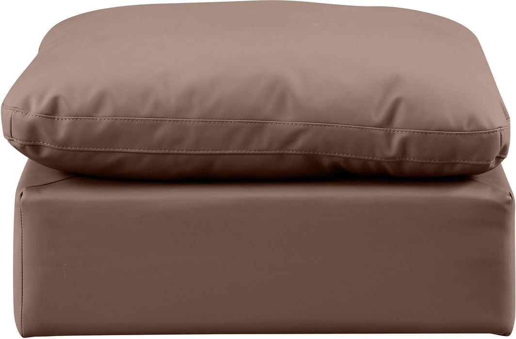 Indulge - Faux Leather Ottoman - Stylish Home Furniture