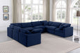 Indulge - Velvet 8 Piece Modular Sectional - Stylish Home Furniture