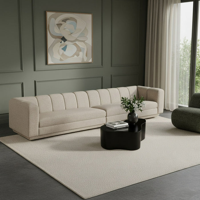 Modari - Sectional - Beige - Stylish Home Furniture