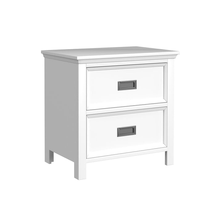 Hampton Kids - 2-Drawer Nightstand With Usb - Stylish Home Furniture