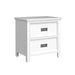 Hampton Kids - 2-Drawer Nightstand With Usb - Stylish Home Furniture