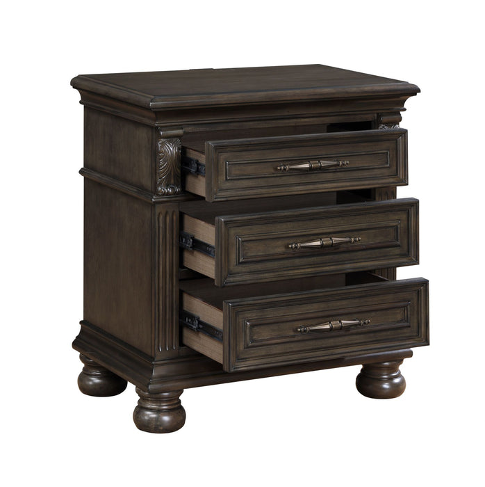 Balboa - Nightstand With USB - Walnut