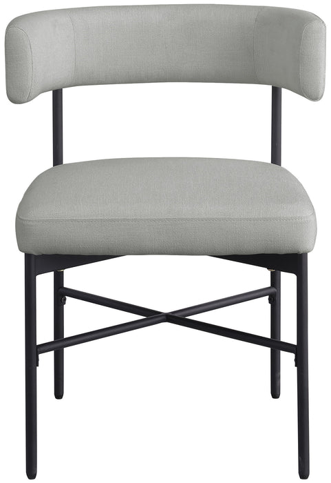 Rivage - Durable Dining Chair With Black Frame (Set of 2)