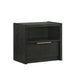 South Bend - Nightstand With USB - Black - Stylish Home Furniture
