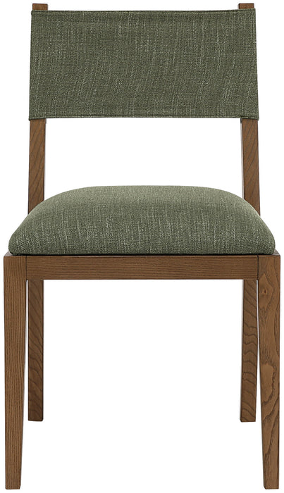 Avon - Linen Textured Performance Fabric Dining Side Chair (Set of 2)