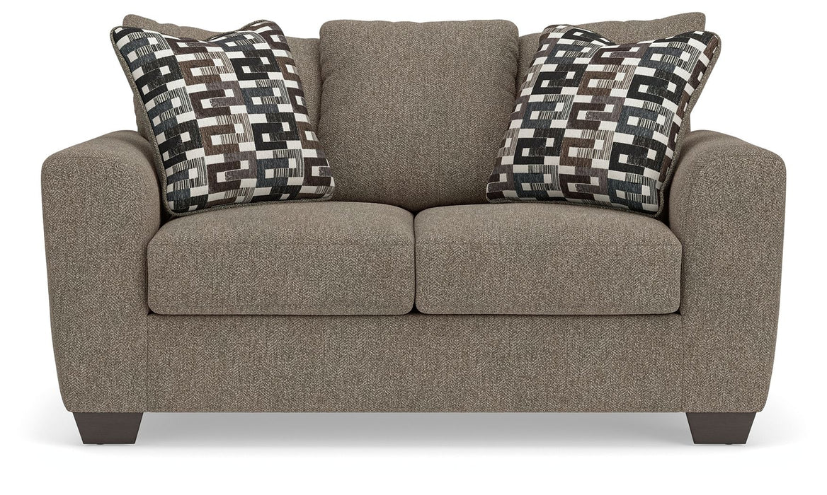 Triston-Peaks - Loveseat - Suede - Stylish Home Furniture