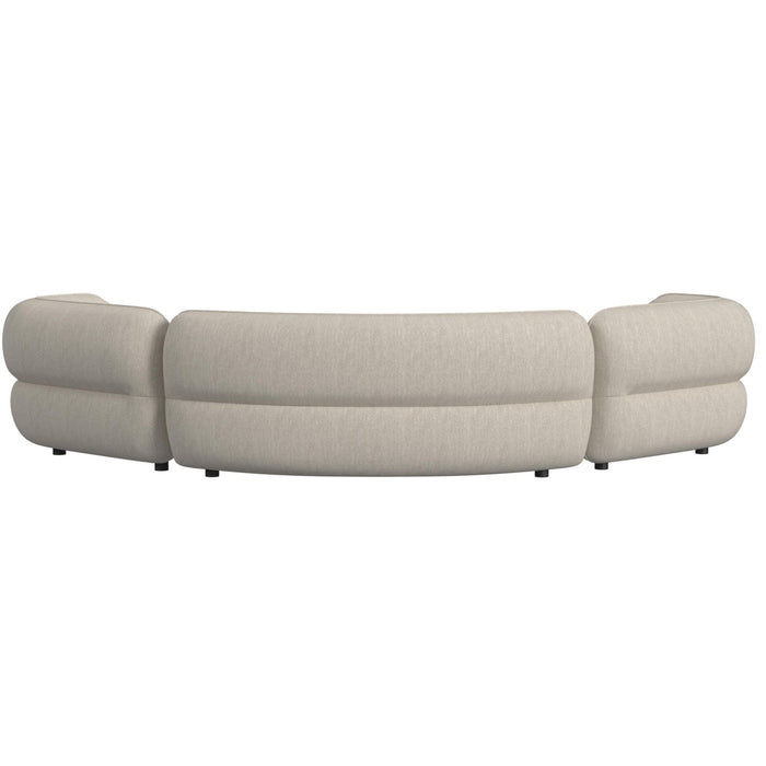 Four Seasons - Sectional Set With 6 Pillows - Camel - Stylish Home Furniture