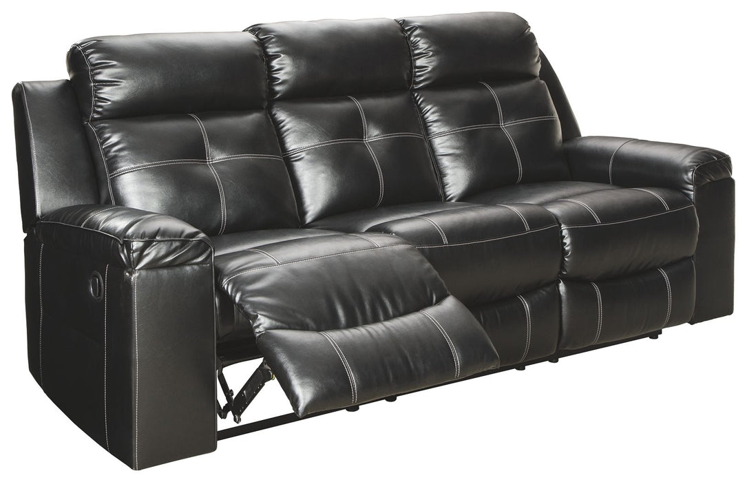 Kempten - Black - Reclining Sofa