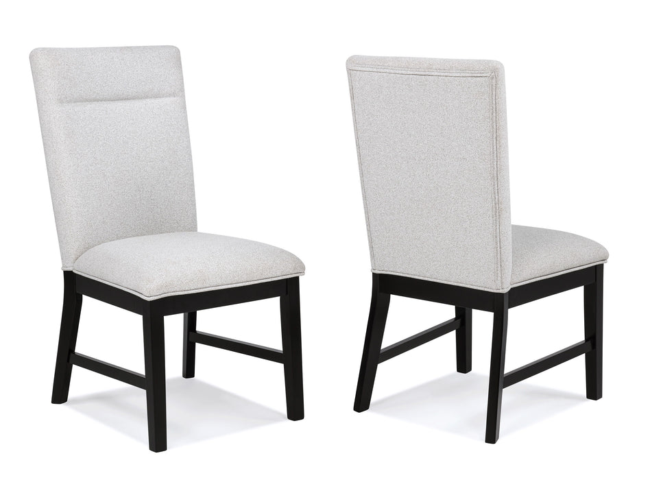 Sebastian - Side Chair (Set of 2) - Black / Gray