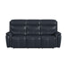 Aruba - Power Motion Sofa With Power Headrest - Pebble Navy - Stylish Home Furniture