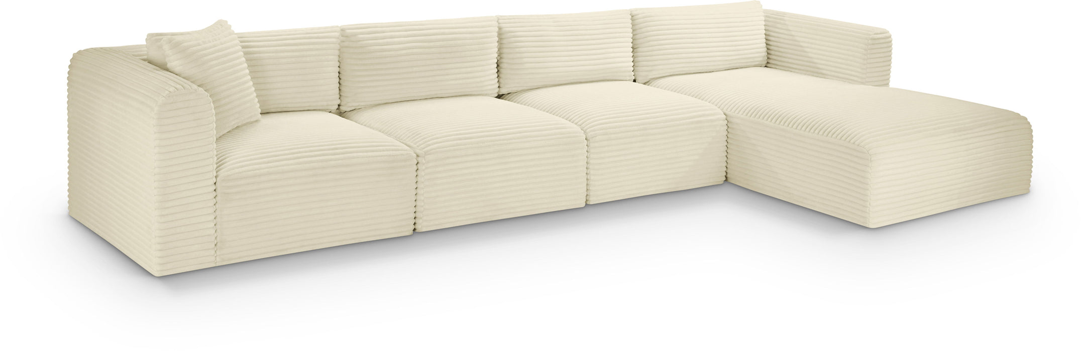 Shaggy - 4 Piece Modular Sectional