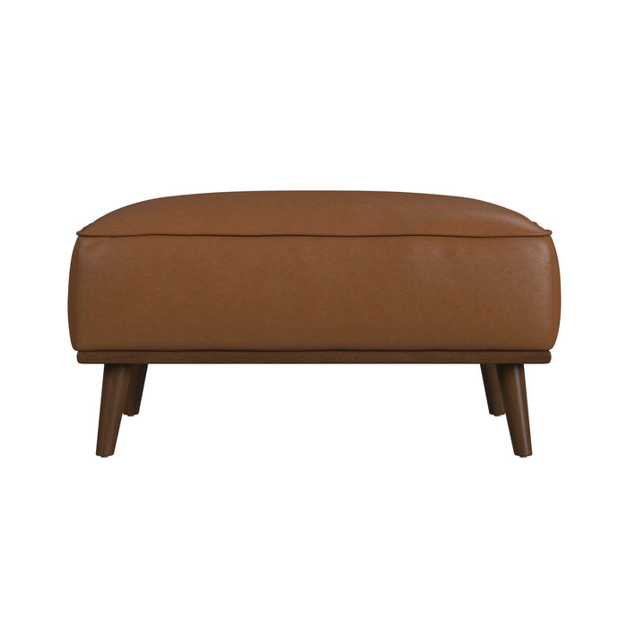 Destiny - Ottoman With Wood Base - Stylish Home Furniture