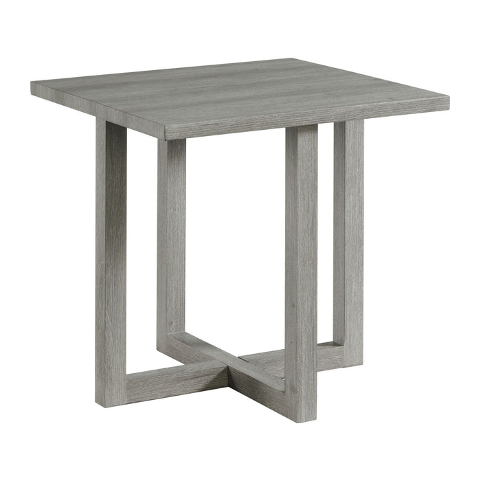 Uster - 2 Piece Occasional Set (Coffee Table And End Table) - Light Gray - Stylish Home Furniture
