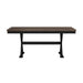Tulane - 6 Piece Dining Set With Table, 4 Chairs, And Bench - Oak And Black - Stylish Home Furniture
