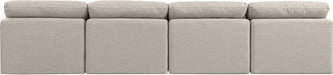 Indulge - Linen 4 Seat Modular Armless Sofa - Stylish Home Furniture