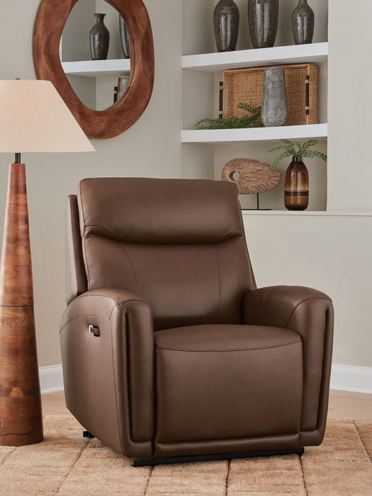 Pincara - Power AutoGlide Recliner With Adjustable Headrest - Stylish Home Furniture