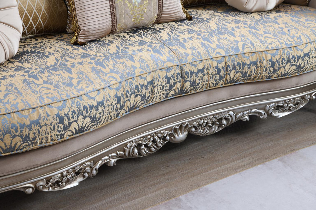 U197 - Traditional Sofa - Brown