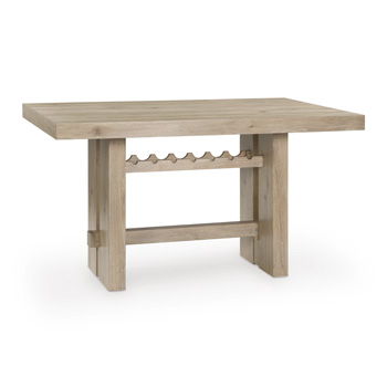 Lasinger - Rectangular Dining Room Counter Table - Light Brown - Stylish Home Furniture