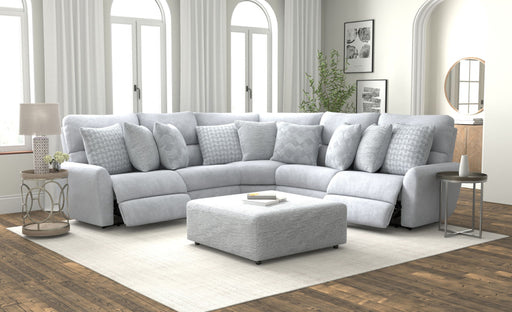 Majesty - Deep Seating Power Reclining Sectional And Ottoman - Stylish Home Furniture