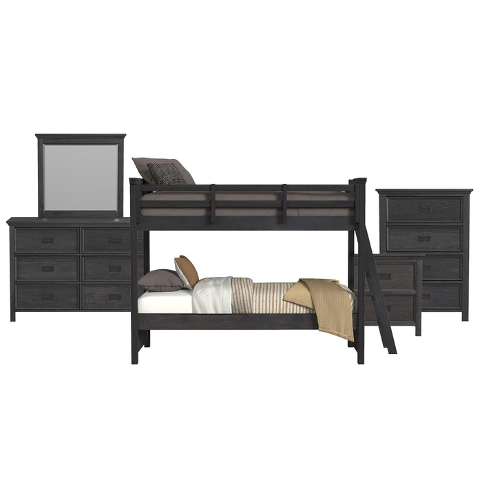 Hampton Kids - Bunk With Ladder Bedroom Set - Stylish Home Furniture