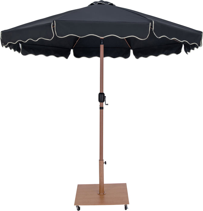 Amalfi - Aluminum Patio Umbrella - Light Brown Base / Light Brown Pole - Stylish Home Furniture