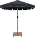 Amalfi - Aluminum Patio Umbrella - Light Brown Base / Light Brown Pole - Stylish Home Furniture