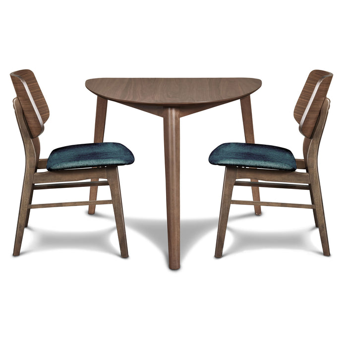 Oscar - Corner Table With 2 Cushion Chairs - Stylish Home Furniture