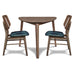 Oscar - Corner Table With 2 Cushion Chairs - Stylish Home Furniture