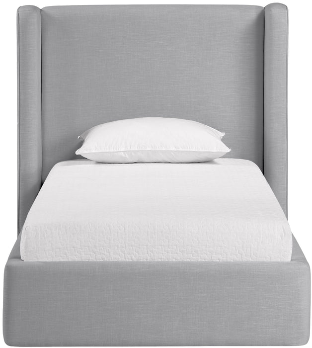 Kendall - Linen Textured Fabric Upholstered Bed