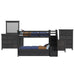 Hampton Kids - Bunk With Staircase And Trundle Bedroom Set - Stylish Home Furniture