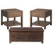 Jax - 3 Piece Occasional Table Set (Lift Top Coffee & Two End Tables) - Cherry - Stylish Home Furniture