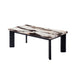 Strata - Faux Marble 3 Piece Occasional Set (1 Coffee & 2 End Tables) - Black / White - Stylish Home Furniture