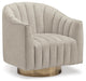 Penzlin - Swivel Accent Chair - Pearl - Stylish Home Furniture