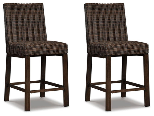 Paradise Trail - Barstool (Set of 2) - Medium Brown - Stylish Home Furniture