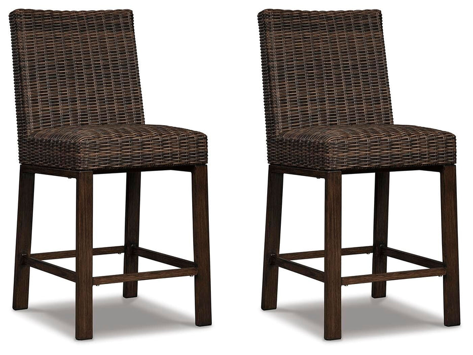 Paradise Trail - Barstool (Set of 2) - Medium Brown - Stylish Home Furniture